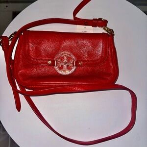 Tory Burch Vibrant Red Crossbody Bag